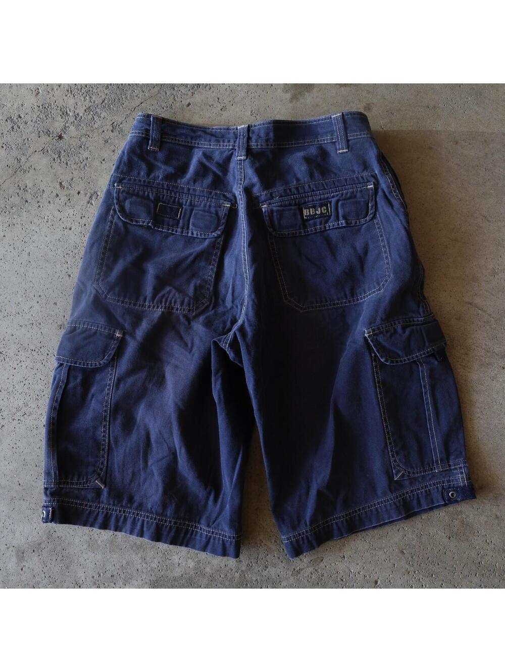 Bugle Boy Jean Company Men’s Size‎ 30 Navy Blue Cargo Utility Shorts Cotton